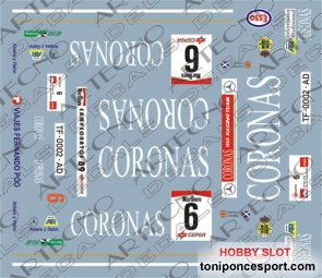 Calca Mercedes 190 "Coronas" Tomas Gimeno Rallye Islas Canarias 89 1/24