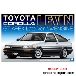Toyota AE86 Corolla Levin GT-APEX Late Version with Engine
