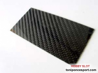 Placa de Fibra de Carbono 1/24 - 155 x 95mm  (1,0 /1,2mm.)