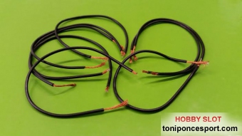 Cables Negro (x8)