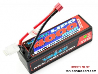 Batera Lipo 3S Voltz 4000mAh 11,1 50C Caja Dura