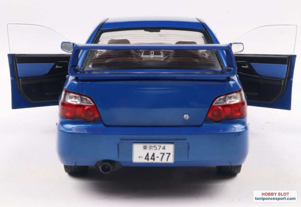 SUBARU IMPREZA WRX STI SONIC BLUE 2003