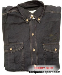 Camisa M/L Ponce Sport Talla L - Negra