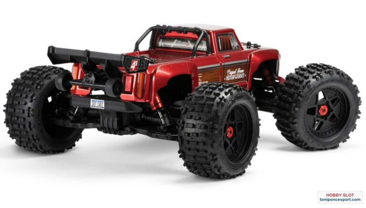 Monster OUTCAST 4S 4X4 RTR Brushless Stunt Truck Red.
