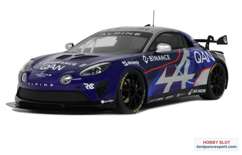 ALPINE A110 GT4 EVO BLUE ALPINE ESPORTS SERIES 2024