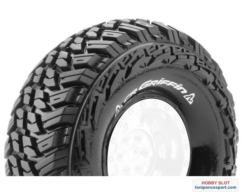Ruedas CR-GRIFFIN - 1-10 Crawler Tires - Super Soft - for 1.9 Rims