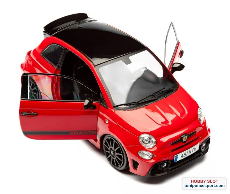 FIAT F595 ABARTH WORKS RED SOLIDO WORK