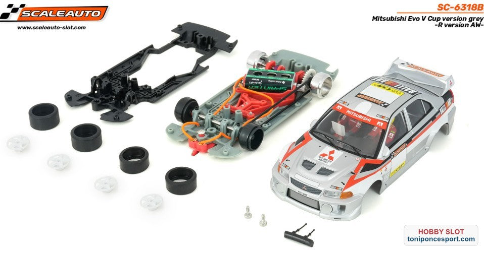 Mitsubishi Evo V cup version gris R-Version AW