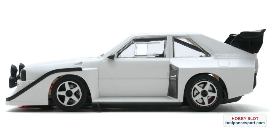 A. Quattro S1 E2 White Racing Kit - Anglewinder In-Flex 2.0 Chassis.