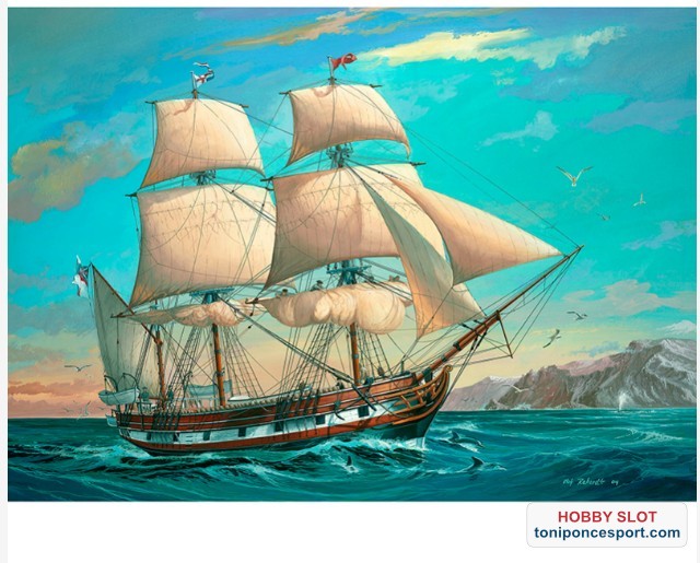Barco Maqueta H.M.S. Beagle 1:96