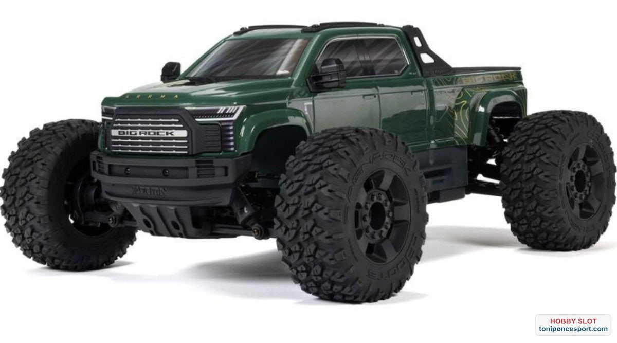 Monster Truck BIG ROCK 223S DSC 4X4 RTR Brushless Green.