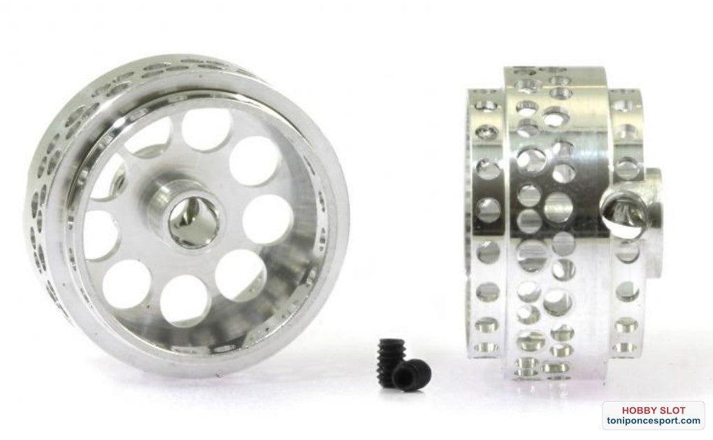 Llanta Aluminio 15,5x8,5mm. Ultra-Lightweight V.2 para Ejes 2,38mm.