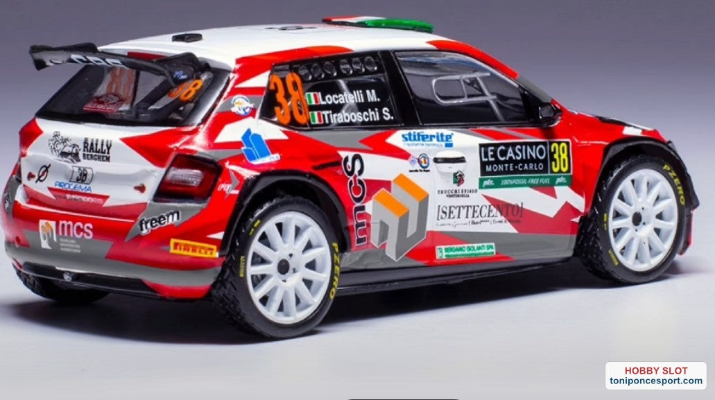 Skoda Fabia Rally2 No.38 M. Locatellli S. TiraboschiI