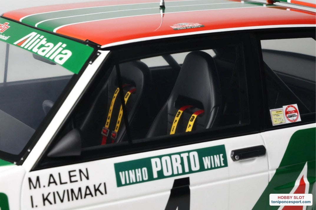 FIAT 131 ABARTH WHITE M. ALEN RALLYE PORTUGAL 1978