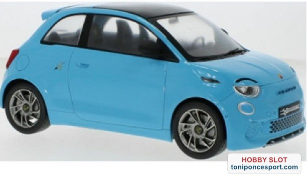 Fiat 500e Abarth Azul Claro 2024
