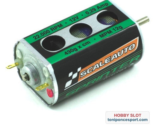Motor SC-29 Sprinter- 2 Junior Active Cooling System de 22500 rpm.0,29gr 430gr. Lata larga. MPM 12 gr. (7 gr. UMS).