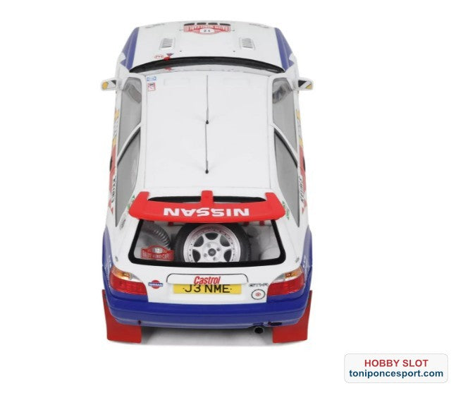 NISSAN SUNNY GTI-R WHITE TOMMI MAKINEN RALLYE MONTE CARLO 1992