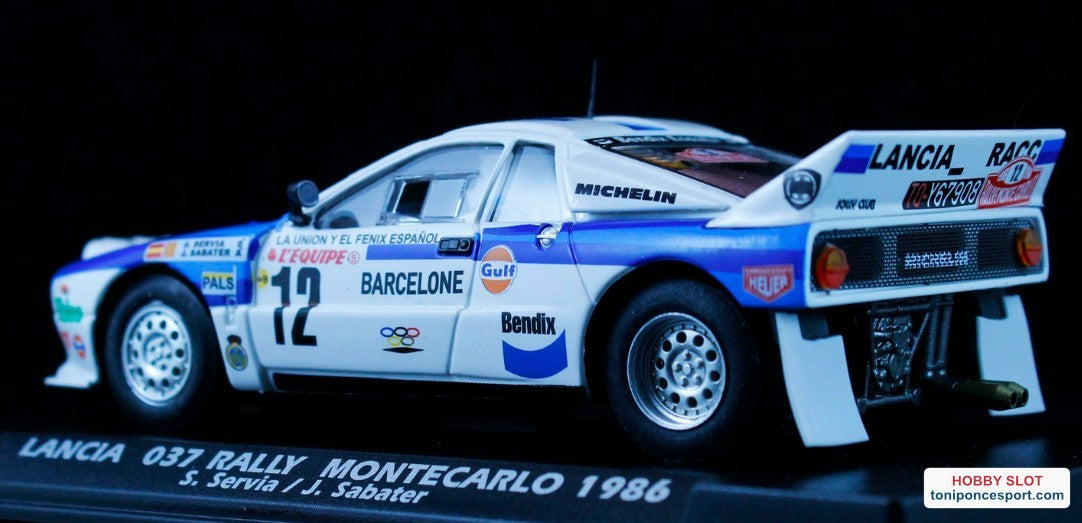 LANCIA 037 RALLY MONTECARLO 1986. S. SERVIA / J. SABATER.