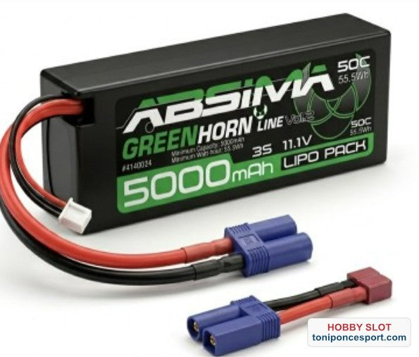 Batería LiPo 3S/11 1V 50C 5000 HC (EC5/T-Plug)