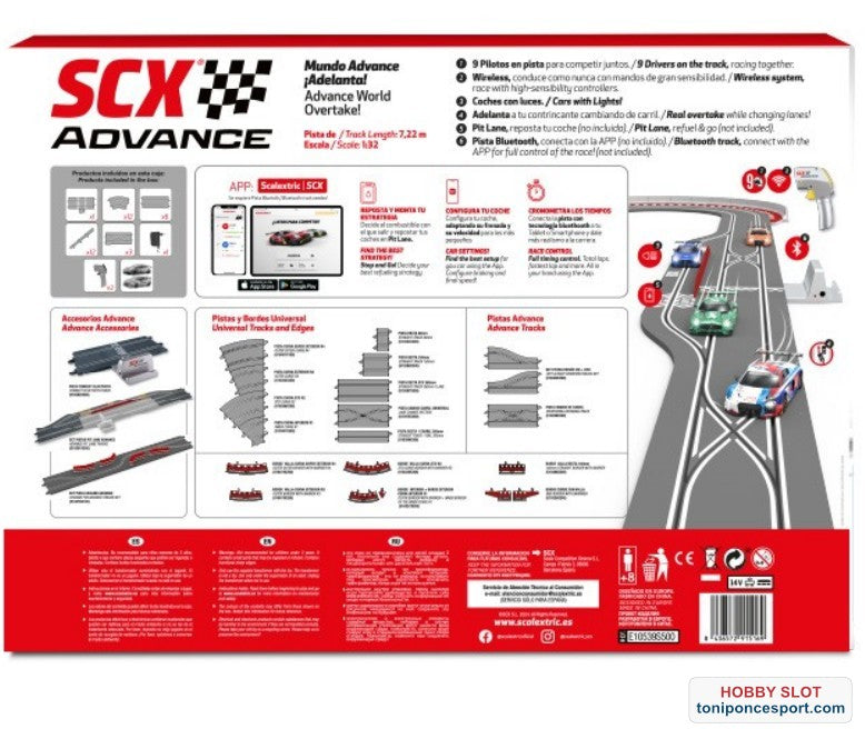 Circuito TOURING SERIES 6,4m. de pista - 288x126cm.