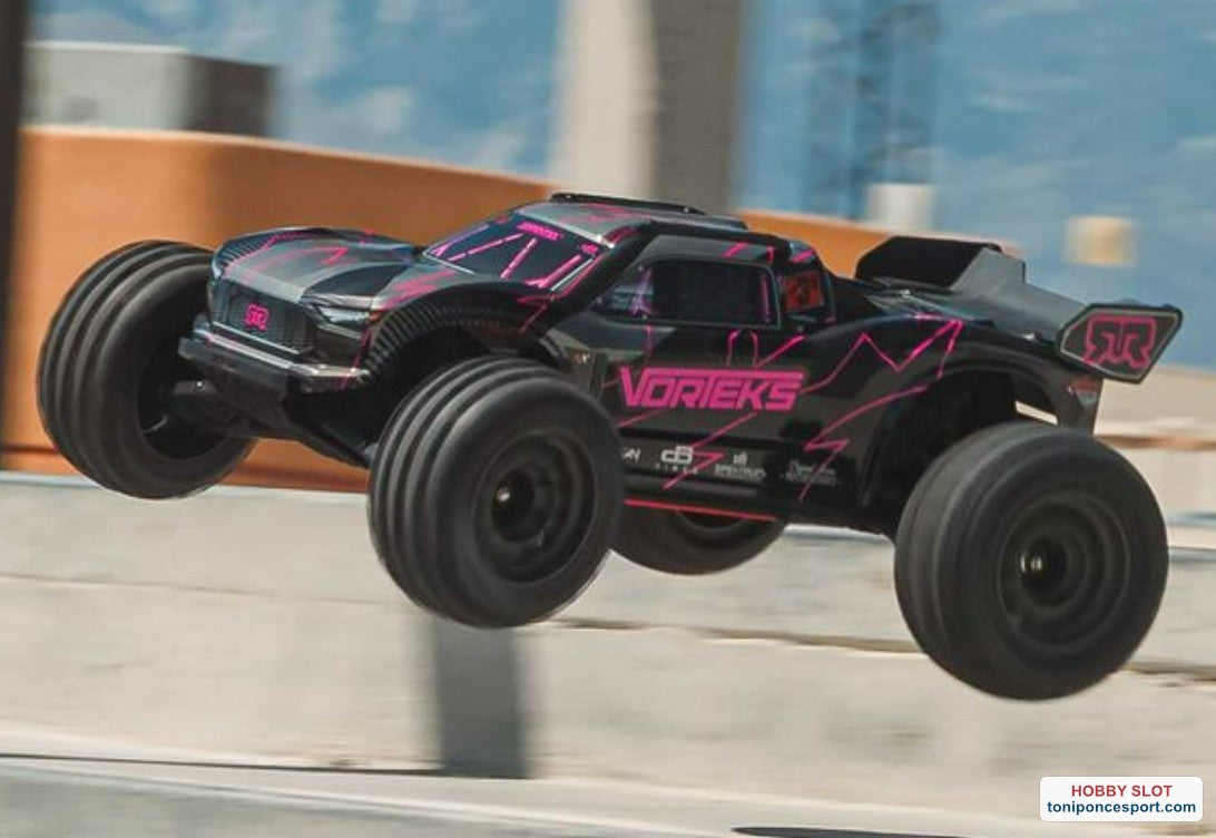 Monster VORTEKS 223S DSC 2WD RTR Brushless Stadium Truck Pink.