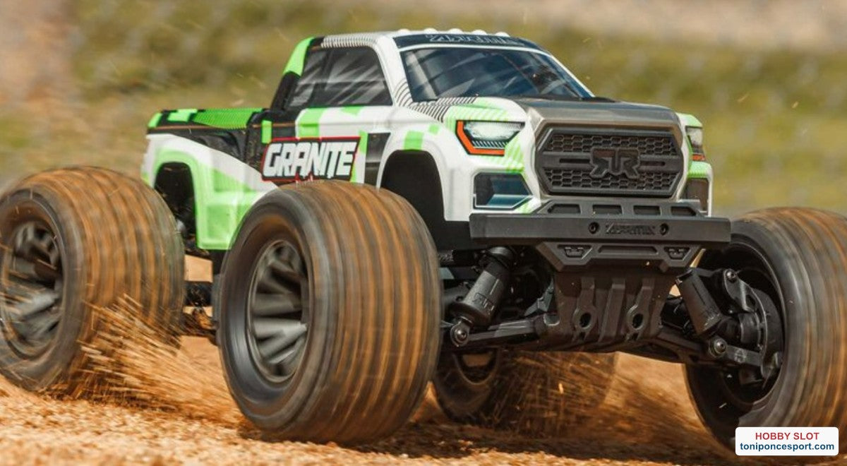 Monster Truck GRANITE MEGA 665 4X4 RTR Brushed Green.