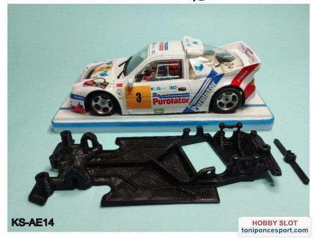 Chasis angular RACE EVO compatible Ford RS-200 MSC.