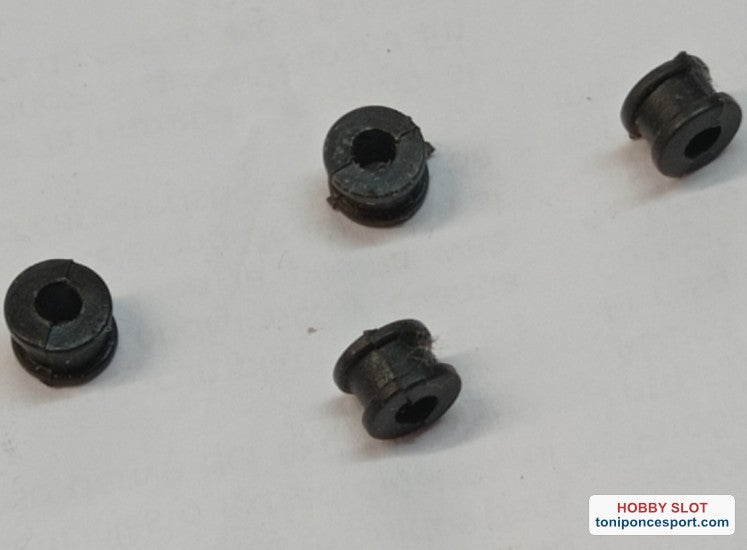 Cojinete plastico 3/32 doble pestaña.