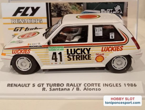 Renault 5 GT Turbo Rally El Corte Inglés 1.986 Raúl Santana / B. Alonso.