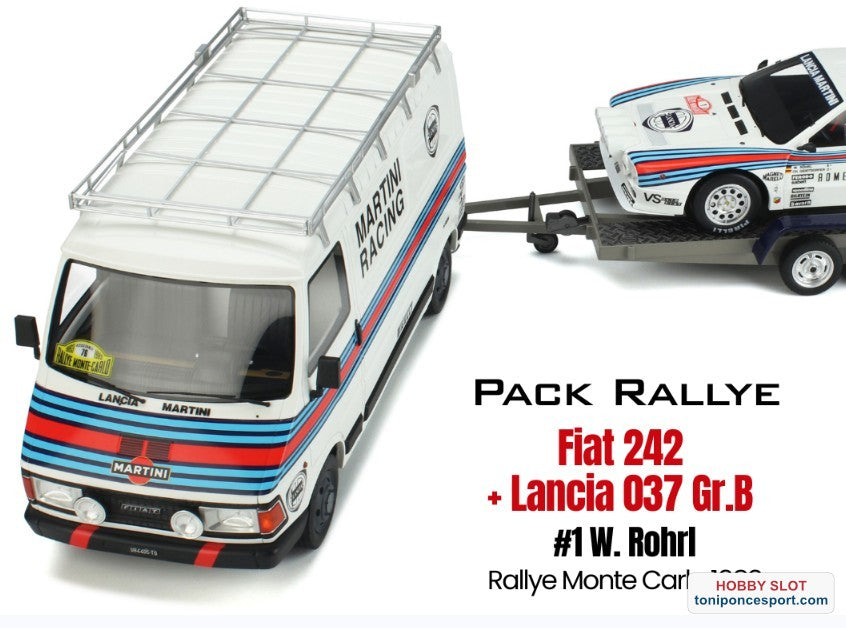 Pack Fiat 242 Lancia 037 Gr.B Rallye Monte Carlo 1983 Walter Röhrl