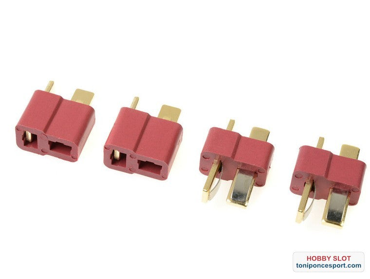 Conector Deans gold connector, Male + Female (2pairs)