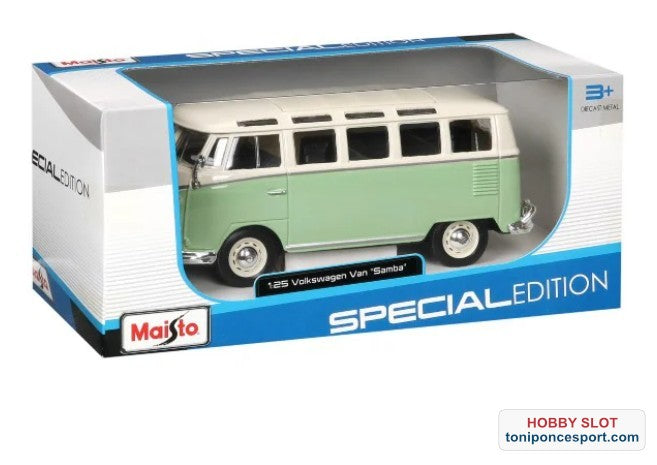 VOLKSWAGEN VAN " SAMBA" VERDE