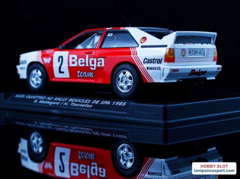 Audi Quattro A2 Rally Boucles de Spa 1985 - B. Waldegård / H. Thorszelius