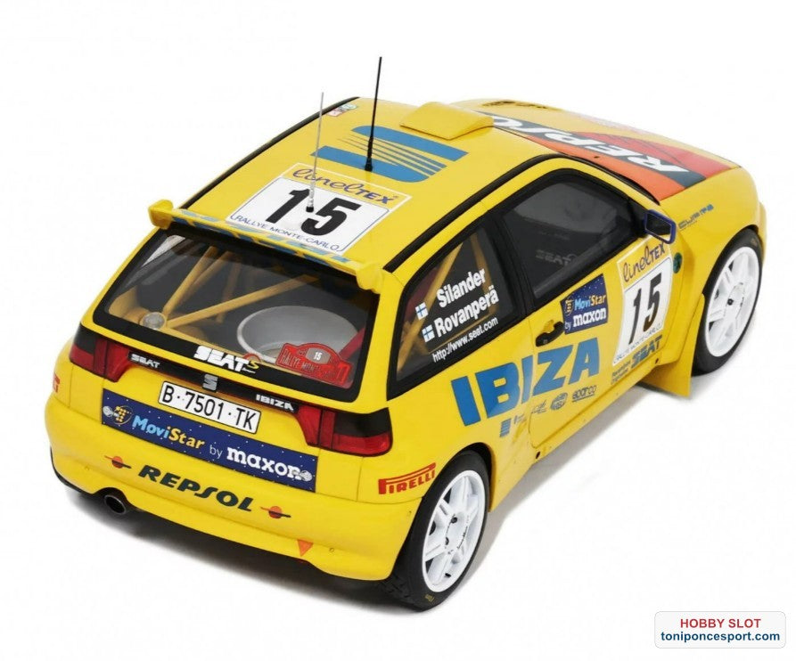 Seat Ibiza Kit Car Evo 2 Team Repsol Nº15 Rallye Montecarlo 1998 "Harri Rovanpera - Voitto Silander"
