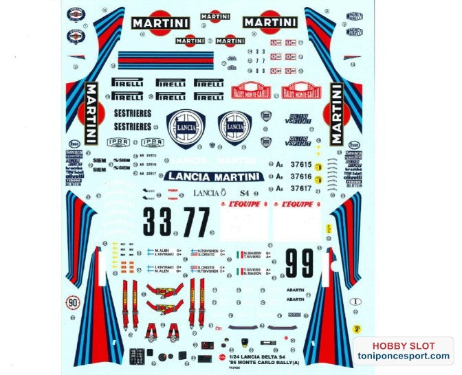 Lancia Delta S4 Montecarlo 1986 Martini