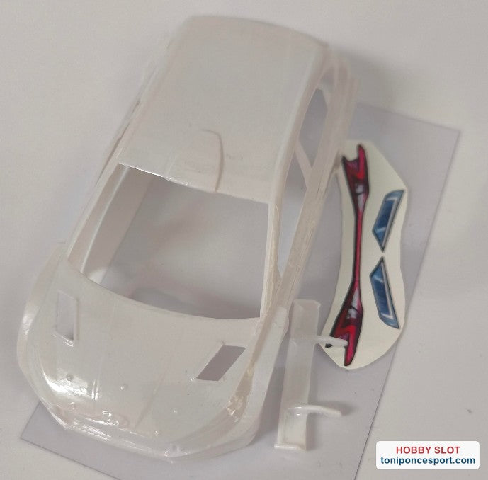 Carrocería HYUNDAI I20 N RALLY 2 LEXAN BLANCA KIT.