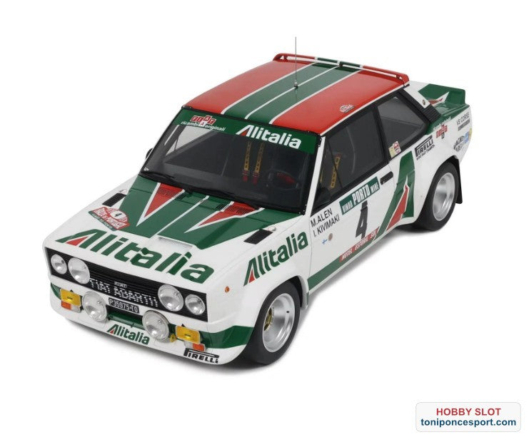 FIAT 131 ABARTH WHITE M. ALEN RALLYE PORTUGAL 1978