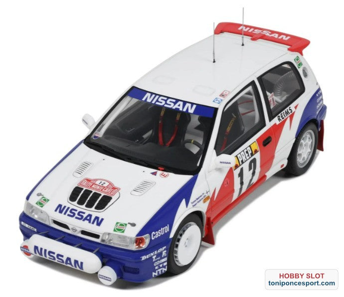 NISSAN SUNNY GTI-R WHITE TOMMI MAKINEN RALLYE MONTE CARLO 1992