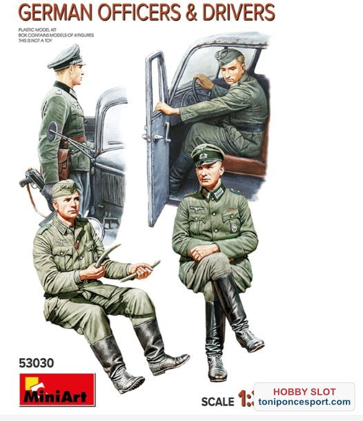 Figuras German Officers & Drivers 1/35