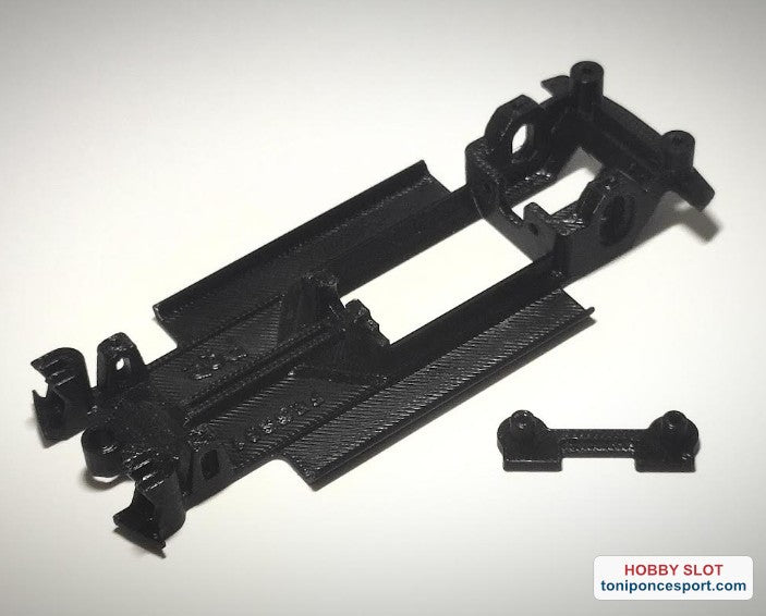 Chasis en linea compatible con el Ford Escort WRC de Superslot