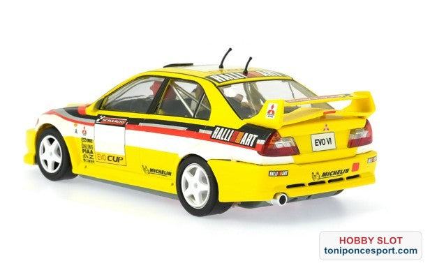Mitsubishi Evo VI cup version amarillo R-Version AW