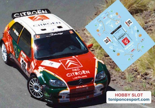 Calca CITROEN SAXO KITCAR D.GARCIA & Y.MUJICA RALLY DE CANARIAS 2003