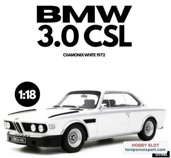 BMW 3,0 CSL CHAMONIX WHITE 1972