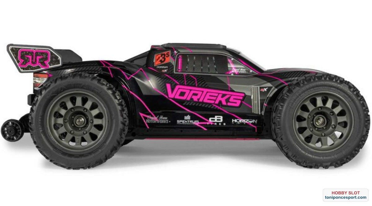 Monster VORTEKS 223S DSC 2WD RTR Brushless Stadium Truck Pink.