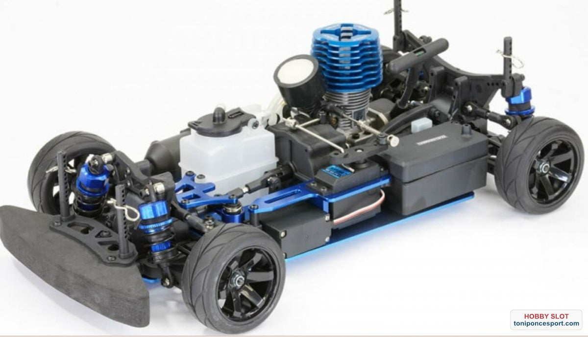 BANZAI 1/10 STREET NITRO 4WD RTR - BLANCO.