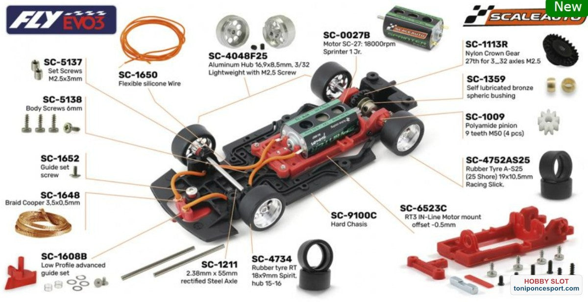 Bmw M1 Italia - Chasis EVO3 In-Line.