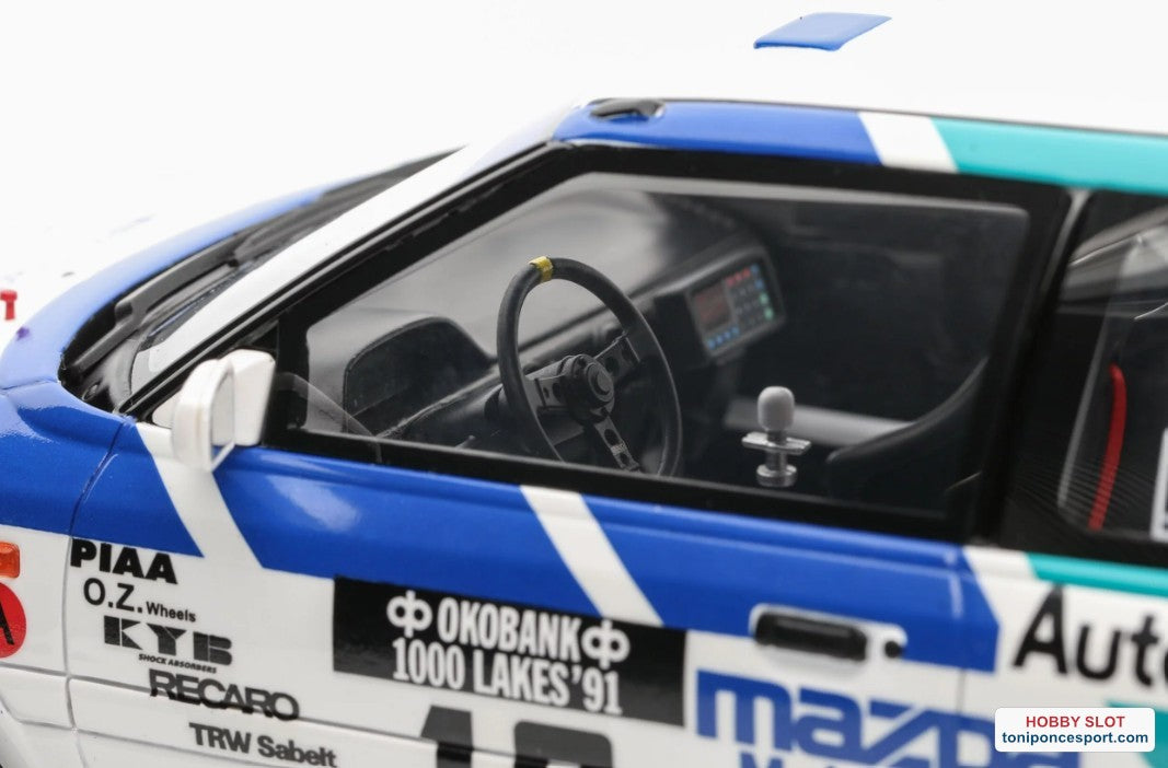 Rally de los 1000 lagos Mazda 323 GTX Gr.A 1991