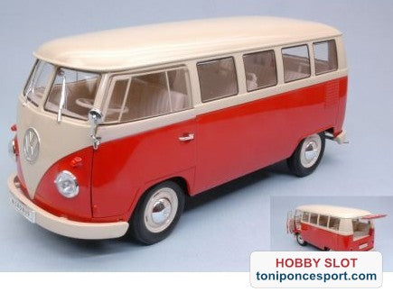 Volkswagen T1 Classical Microbus Rojo/Blanco 1963