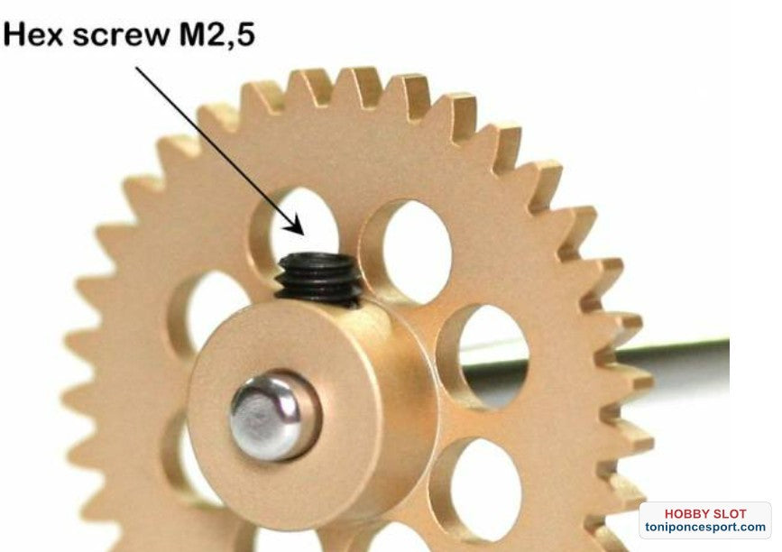 Corona Z35 x 17,5 Ø engranaje recto