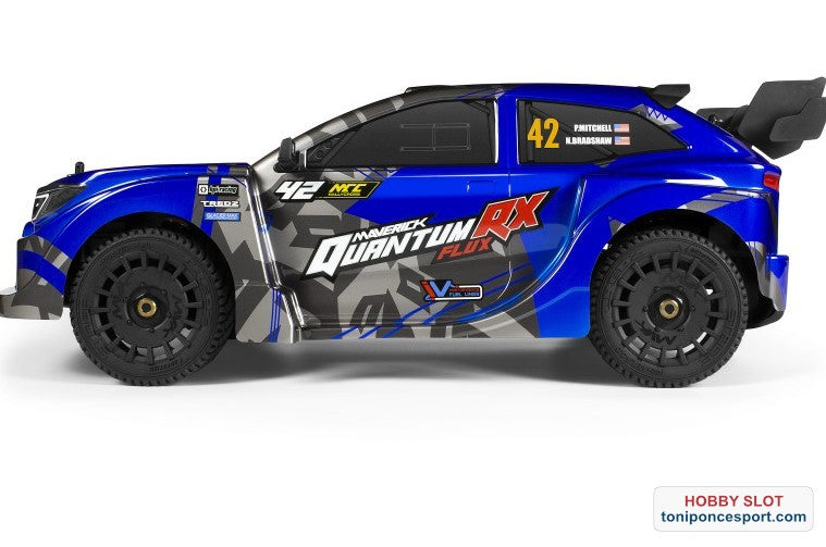 Quantum RX Flux 4S 1/8 BRUSHELL 4WD Rally Car.